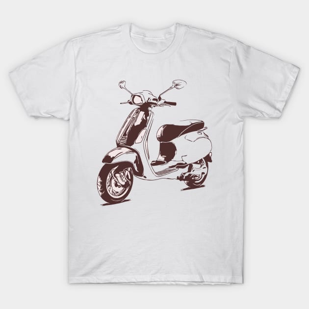 Vespa T-Shirt by Birdbox